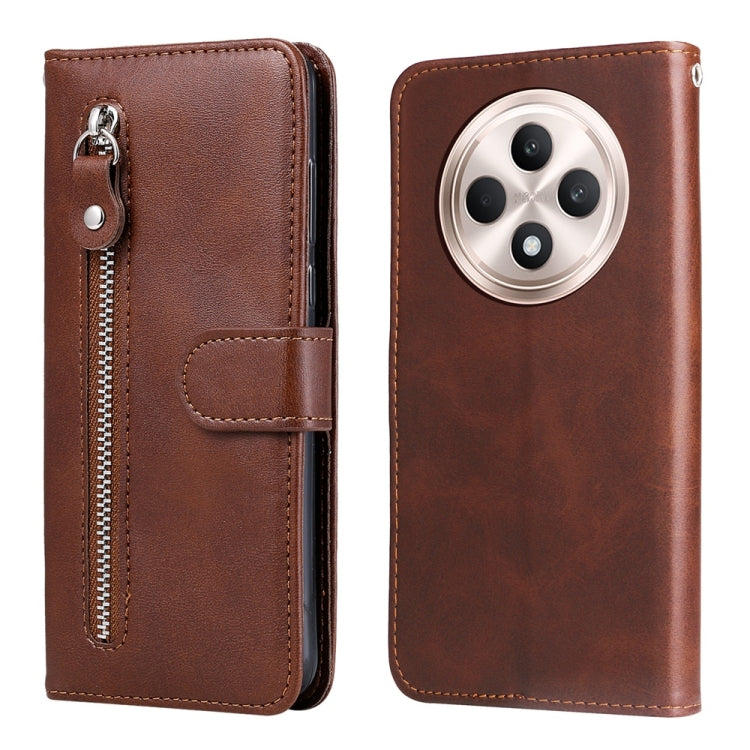 Fashion Calf Texture Zipper Leather Phone Case, For OPPO Reno12 F 4G, For OPPO Reno12 F 5G Global, For OPPO A3 Pro 5G Global / India, For OPPO Reno12 5G Global