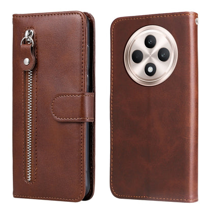 Fashion Calf Texture Zipper Leather Phone Case, For OPPO Reno12 F 4G, For OPPO Reno12 F 5G Global, For OPPO A3 Pro 5G Global / India, For OPPO Reno12 5G Global