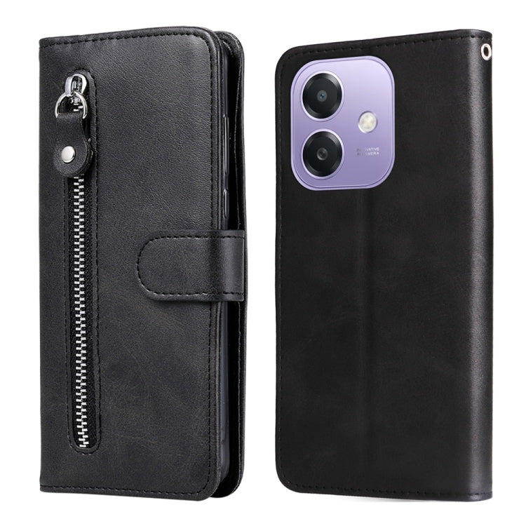 Fashion Calf Texture Zipper Leather Phone Case, For OPPO Reno13 / Reno14 / Reno14 F 5G Global, For OPPO A5x 4G / 5G / A3x 4G / 5G India, For OPPO Reno13 Pro / Reno14 Pro Global, For OPPO F29 5G Global