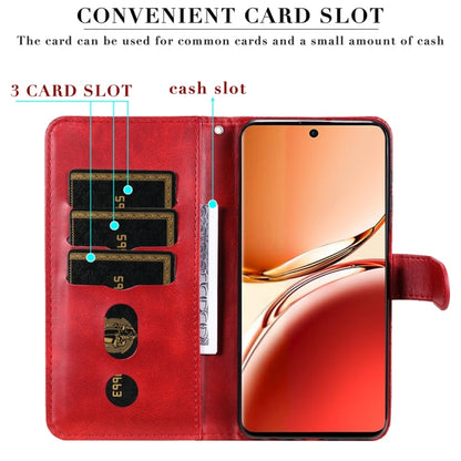 Fashion Calf Texture Zipper Leather Phone Case, For OPPO Reno12 F 4G, For OPPO Reno12 F 5G Global, For OPPO A3 Pro 5G Global / India, For OPPO Reno12 5G Global