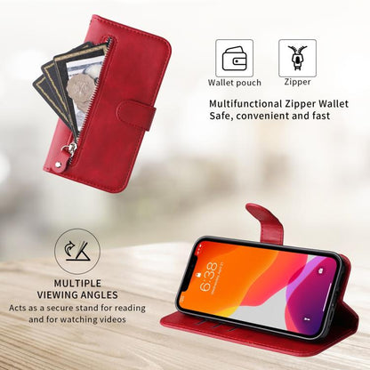 Fashion Calf Texture Zipper Leather Phone Case, For OPPO Reno13 / Reno14 / Reno14 F 5G Global, For OPPO A5x 4G / 5G / A3x 4G / 5G India, For OPPO Reno13 Pro / Reno14 Pro Global, For OPPO F29 5G Global