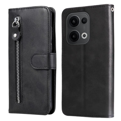 Fashion Calf Texture Zipper Leather Phone Case, For OPPO Reno13 / Reno14 / Reno14 F 5G Global, For OPPO A5x 4G / 5G / A3x 4G / 5G India, For OPPO Reno13 Pro / Reno14 Pro Global, For OPPO F29 5G Global