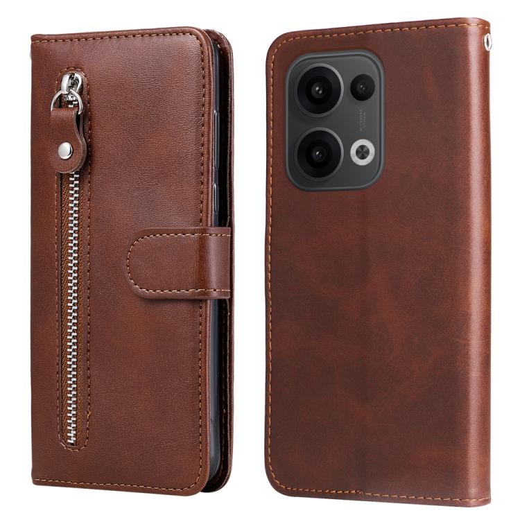 Fashion Calf Texture Zipper Leather Phone Case, For OPPO Reno13 / Reno14 / Reno14 F 5G Global, For OPPO A5x 4G / 5G / A3x 4G / 5G India, For OPPO Reno13 Pro / Reno14 Pro Global, For OPPO F29 5G Global