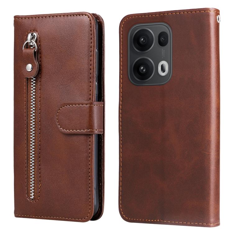 Fashion Calf Texture Zipper Leather Phone Case, For OPPO Reno13 / Reno14 / Reno14 F 5G Global, For OPPO A5x 4G / 5G / A3x 4G / 5G India, For OPPO Reno13 Pro / Reno14 Pro Global, For OPPO F29 5G Global