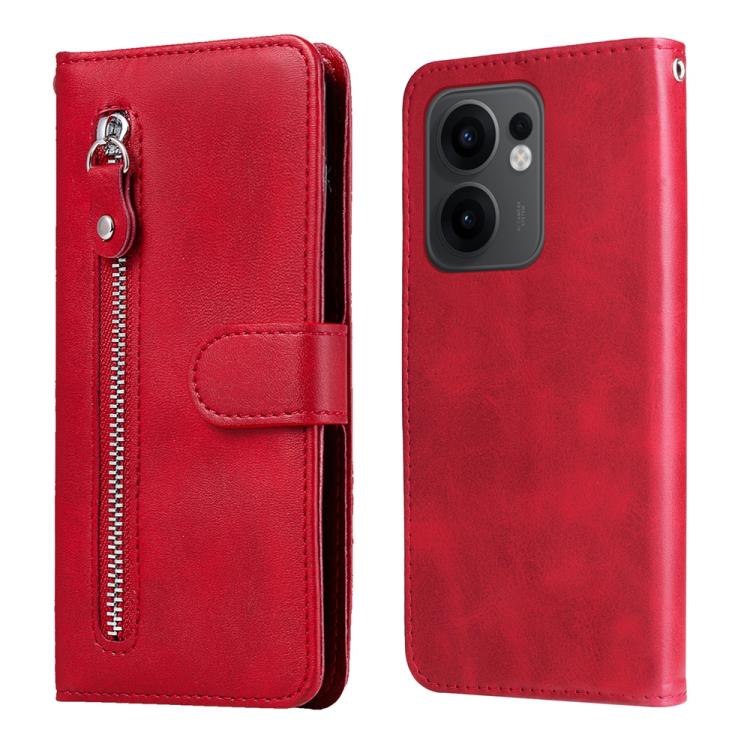 Fashion Calf Texture Zipper Leather Phone Case, For OPPO A5 Pro 5G Global, For OPPO Reno13 F 4G / 5G, For OPPO A5 Pro China, For OPPO Find X8