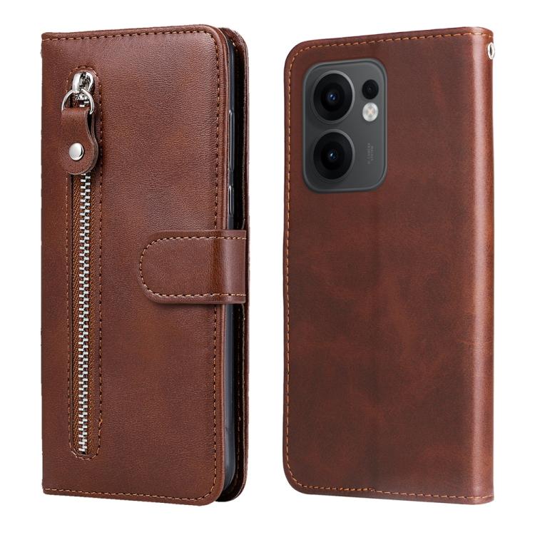 Fashion Calf Texture Zipper Leather Phone Case, For OPPO A5 Pro 5G Global, For OPPO Reno13 F 4G / 5G, For OPPO A5 Pro China, For OPPO Find X8