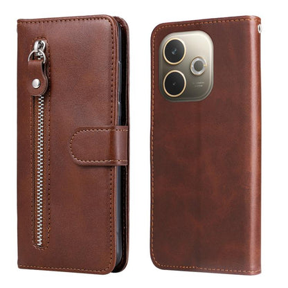 Fashion Calf Texture Zipper Leather Phone Case, For OPPO A5 Pro 5G Global, For OPPO Reno13 F 4G / 5G, For OPPO A5 Pro China, For OPPO Find X8