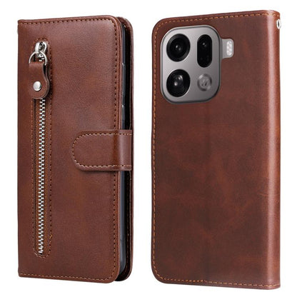 Fashion Calf Texture Zipper Leather Phone Case, For OPPO A6 4G / 5G / A6x 5G Global, For OPPO Find X9, For OPPO A6 Pro 4G / 5G Global / F31 5G, For OPPO Find X9 Pro
