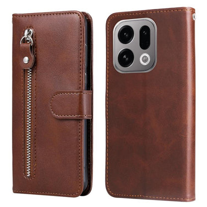 Fashion Calf Texture Zipper Leather Phone Case, For OPPO A6 4G / 5G / A6x 5G Global, For OPPO Find X9, For OPPO A6 Pro 4G / 5G Global / F31 5G, For OPPO Find X9 Pro