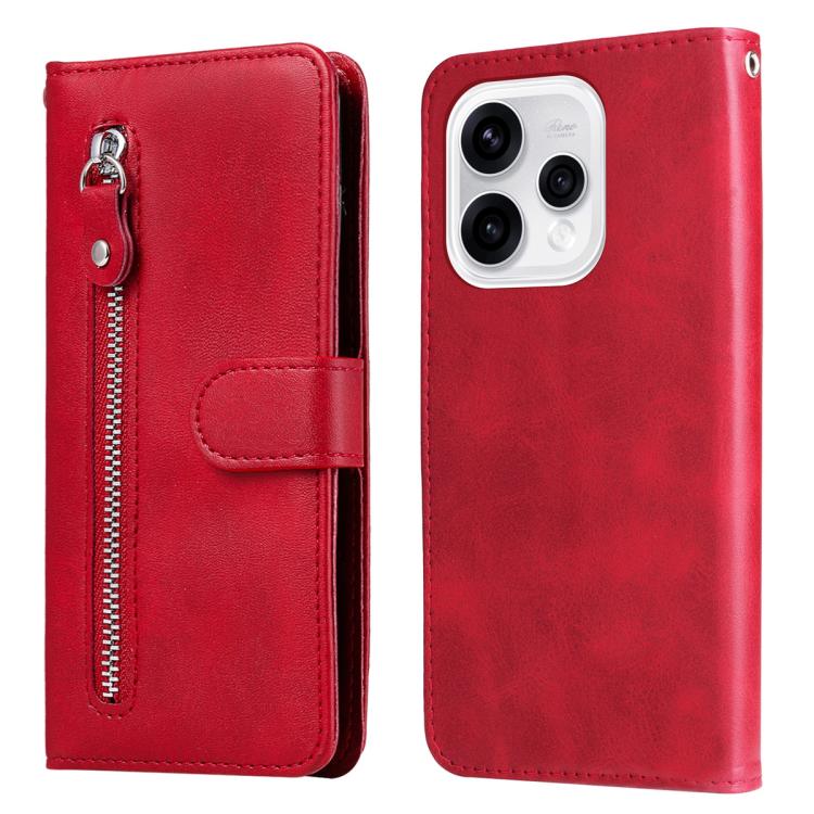 Fashion Calf Texture Zipper Leather Phone Case, For OPPO A7 Pro Max 5G, For OPPO F33 Pro 5G, For OPPO Reno15 F 5G, For OPPO Reno15 5G Global / Reno 15c 5G