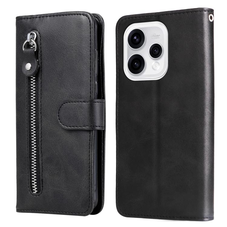 Fashion Calf Texture Zipper Leather Phone Case, For OPPO A7 Pro Max 5G, For OPPO F33 Pro 5G, For OPPO Reno15 F 5G, For OPPO Reno15 5G Global / Reno 15c 5G