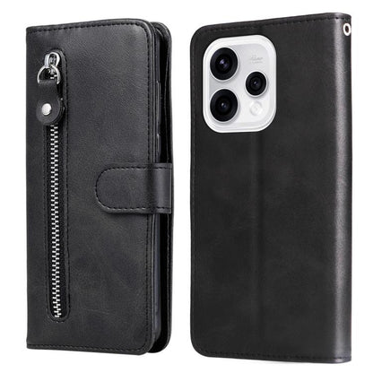 Fashion Calf Texture Zipper Leather Phone Case, For OPPO A7 Pro Max 5G, For OPPO F33 Pro 5G, For OPPO Reno15 F 5G, For OPPO Reno15 5G Global / Reno 15c 5G