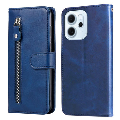 Fashion Calf Texture Zipper Leather Phone Case, For OPPO A7 Pro Max 5G, For OPPO F33 Pro 5G, For OPPO Reno15 F 5G, For OPPO Reno15 5G Global / Reno 15c 5G