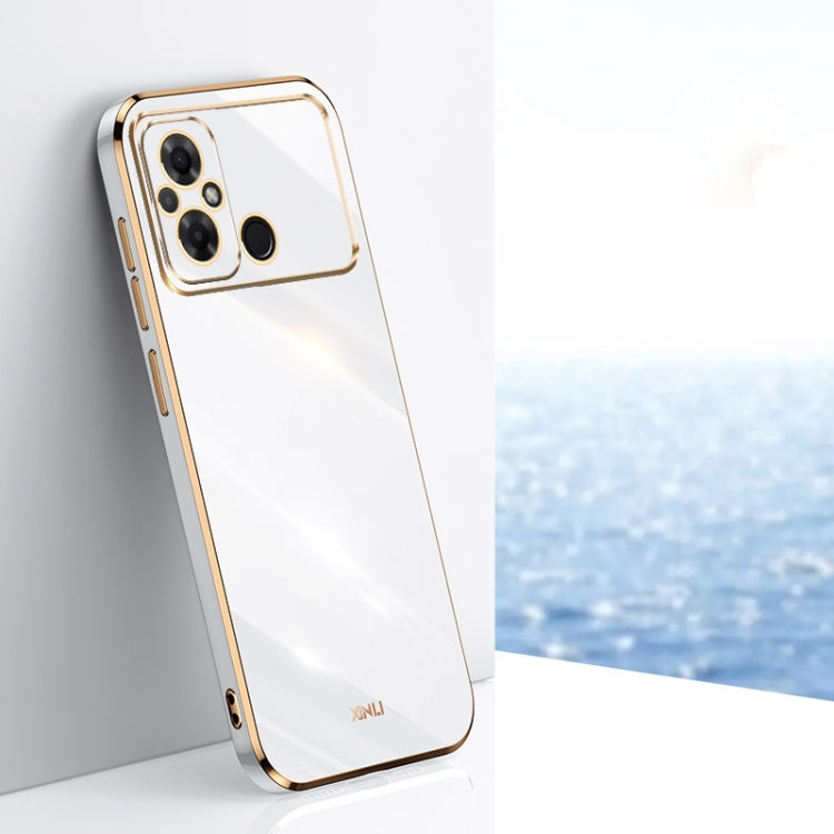 XINLI Straight Edge 6D Electroplate TPU Phone Case, For Xiaomi Civi 3 5G, For Xiaomi Poco C55 4G, For Xiaomi Redmi Note 12 5G Global