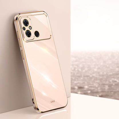 XINLI Straight Edge 6D Electroplate TPU Phone Case, For Xiaomi Civi 3 5G, For Xiaomi Poco C55 4G, For Xiaomi Redmi Note 12 5G Global