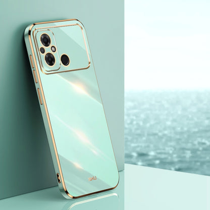 XINLI Straight Edge 6D Electroplate TPU Phone Case, For Xiaomi Civi 3 5G, For Xiaomi Poco C55 4G, For Xiaomi Redmi Note 12 5G Global