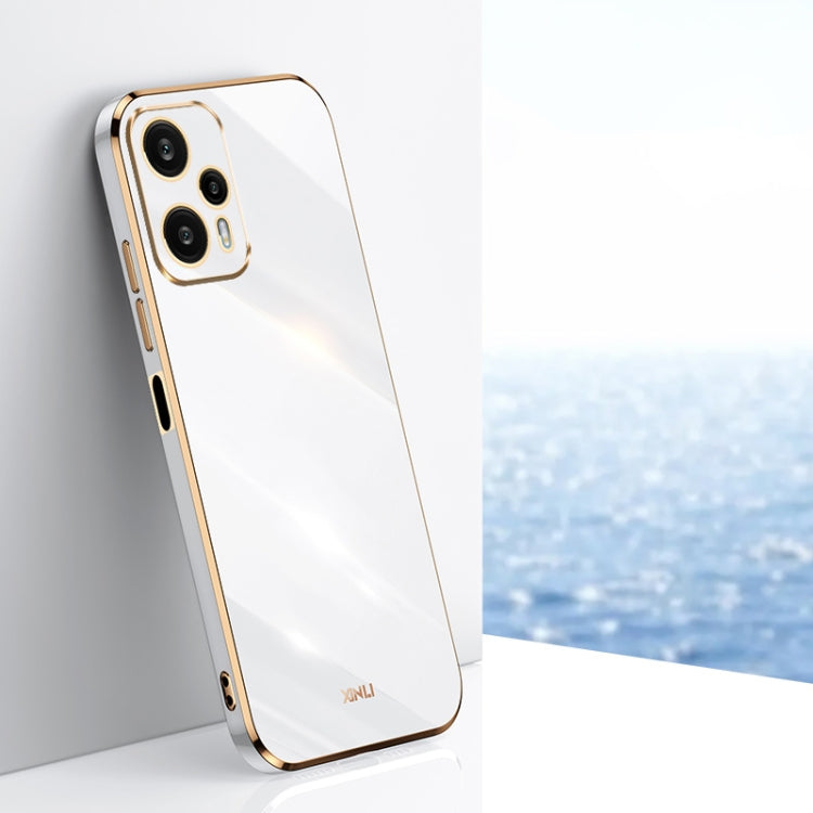 XINLI Straight Edge 6D Electroplate TPU Phone Case, For Xiaomi Redmi Note 12S 4G, For Xiaomi Redmi Note 12 Pro 4G, For Xiaomi Redmi Note 12 Turbo