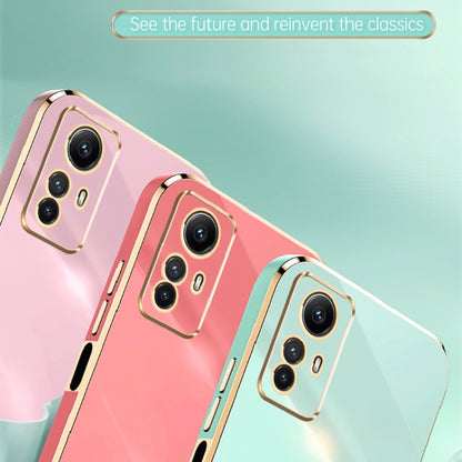 XINLI Straight Edge 6D Electroplate TPU Phone Case, For Xiaomi Redmi Note 12S 4G, For Xiaomi Redmi Note 12 Pro 4G, For Xiaomi Redmi Note 12 Turbo