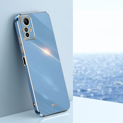 XINLI Straight Edge 6D Electroplate TPU Phone Case, For Xiaomi Redmi Note 12S 4G, For Xiaomi Redmi Note 12 Pro 4G, For Xiaomi Redmi Note 12 Turbo