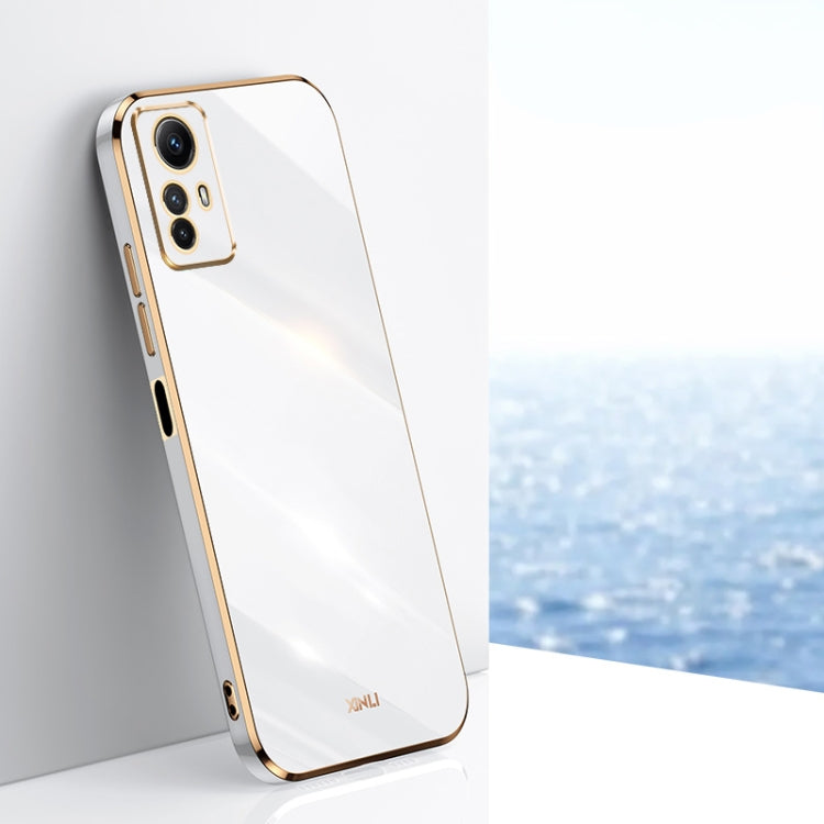 XINLI Straight Edge 6D Electroplate TPU Phone Case, For Xiaomi Redmi Note 12S 4G, For Xiaomi Redmi Note 12 Pro 4G, For Xiaomi Redmi Note 12 Turbo