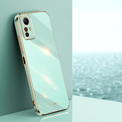 XINLI Straight Edge 6D Electroplate TPU Phone Case, For Xiaomi Redmi Note 12S 4G, For Xiaomi Redmi Note 12 Pro 4G, For Xiaomi Redmi Note 12 Turbo