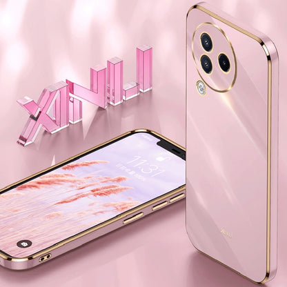XINLI Straight Edge 6D Electroplate TPU Phone Case, For Xiaomi Civi 3 5G, For Xiaomi Poco C55 4G, For Xiaomi Redmi Note 12 5G Global
