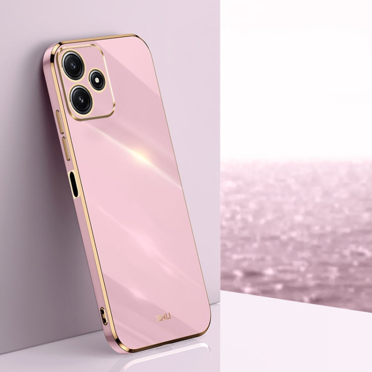 XINLI Straight Edge 6D Electroplate TPU Phone Case, For Xiaomi Redmi Note 12R, For Xiaomi Redmi K70, For Xiaomi Redmi 12 4G