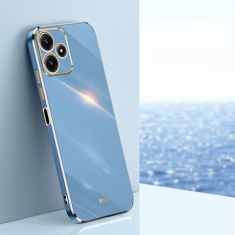 XINLI Straight Edge 6D Electroplate TPU Phone Case, For Xiaomi Redmi Note 12R, For Xiaomi Redmi K70, For Xiaomi Redmi 12 4G