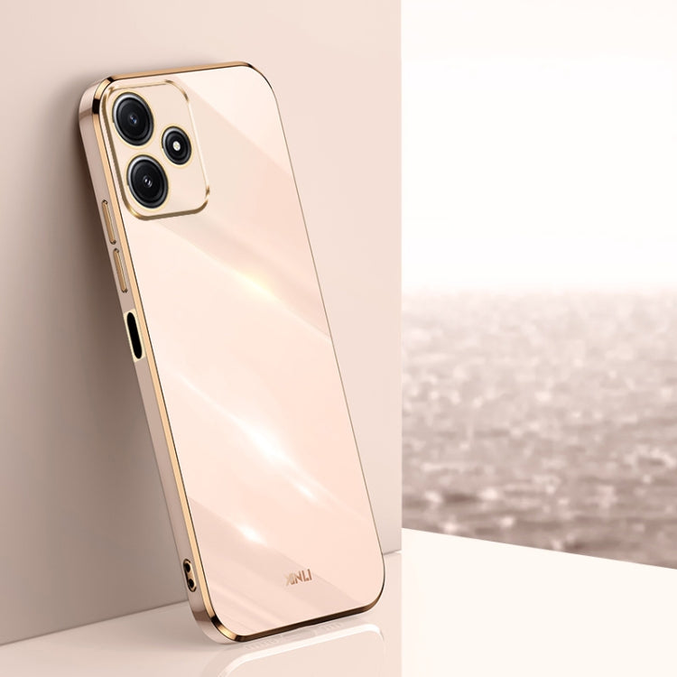 XINLI Straight Edge 6D Electroplate TPU Phone Case, For Xiaomi Redmi Note 12R, For Xiaomi Redmi K70, For Xiaomi Redmi 12 4G