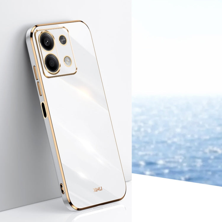 XINLI Straight Edge 6D Electroplate TPU Phone Case, For Xiaomi 14, For Xiaomi Redmi Note 13 5G, For Xiaomi Redmi 13C 4G