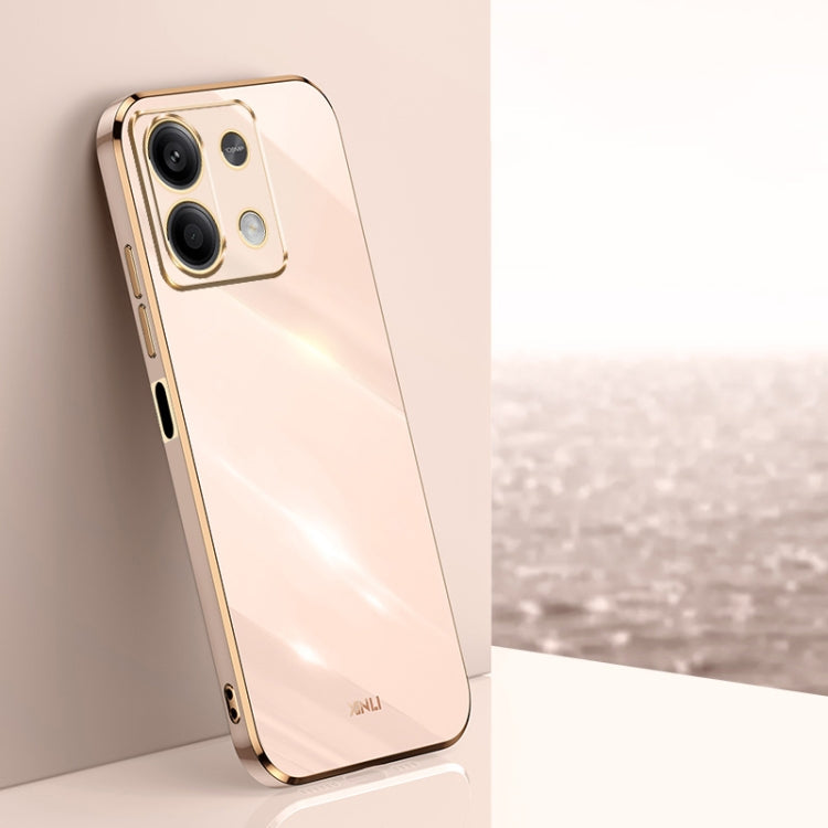 XINLI Straight Edge 6D Electroplate TPU Phone Case, For Xiaomi 14, For Xiaomi Redmi Note 13 5G, For Xiaomi Redmi 13C 4G