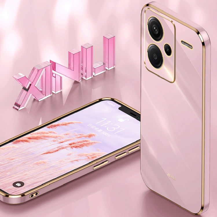 XINLI Straight Edge 6D Electroplate TPU Phone Case, For Xiaomi Redmi Note 13 Pro+, For Xiaomi Redmi Note 13 Pro, For Xiaomi Redmi K60 Ultra / Mi 13T