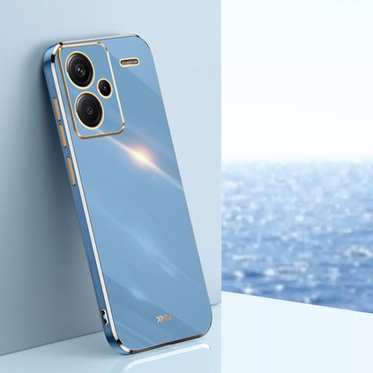 XINLI Straight Edge 6D Electroplate TPU Phone Case, For Xiaomi Redmi Note 13 Pro+, For Xiaomi Redmi Note 13 Pro, For Xiaomi Redmi K60 Ultra / Mi 13T