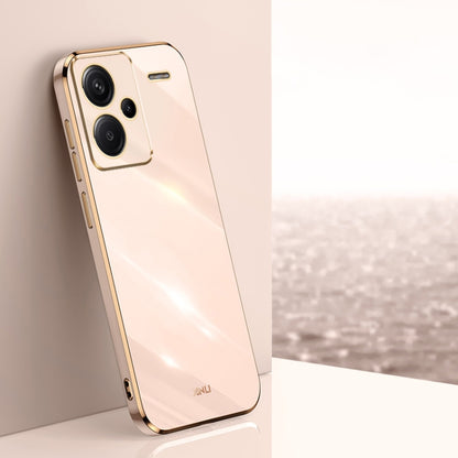 XINLI Straight Edge 6D Electroplate TPU Phone Case, For Xiaomi Redmi Note 13 Pro+, For Xiaomi Redmi Note 13 Pro, For Xiaomi Redmi K60 Ultra / Mi 13T