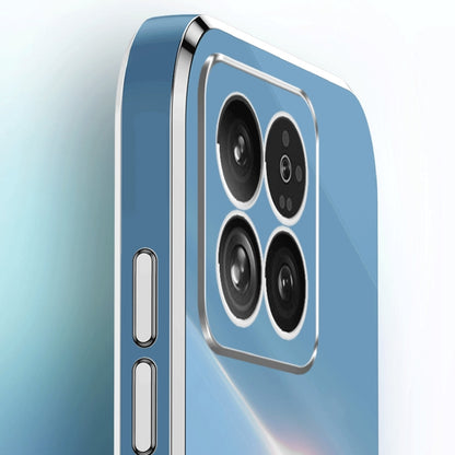 XINLI Straight Edge 6D Electroplate TPU Phone Case, For Xiaomi 14, For Xiaomi Redmi Note 13 5G, For Xiaomi Redmi 13C 4G