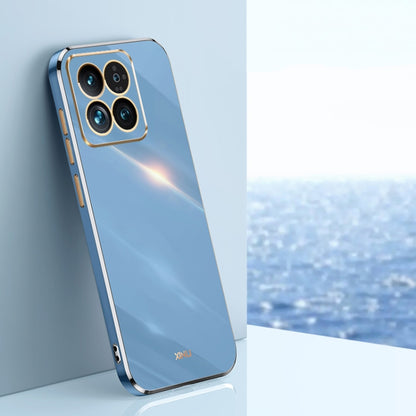 XINLI Straight Edge 6D Electroplate TPU Phone Case, For Xiaomi 14, For Xiaomi Redmi Note 13 5G, For Xiaomi Redmi 13C 4G