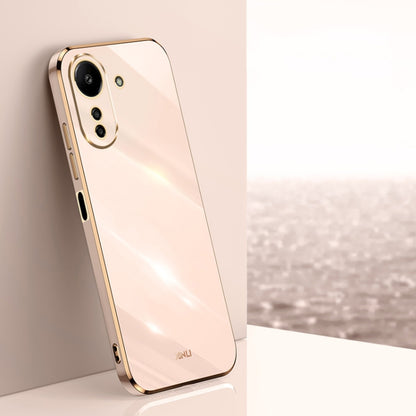 XINLI Straight Edge 6D Electroplate TPU Phone Case, For Xiaomi 14, For Xiaomi Redmi Note 13 5G, For Xiaomi Redmi 13C 4G