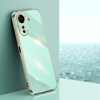 XINLI Straight Edge 6D Electroplate TPU Phone Case, For Xiaomi 14, For Xiaomi Redmi Note 13 5G, For Xiaomi Redmi 13C 4G