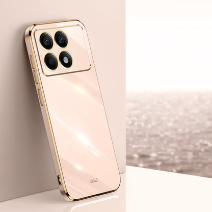 XINLI Straight Edge 6D Electroplate TPU Phone Case, For Xiaomi Redmi 13C 5G, For Xiaomi Redmi K70E, For Xiaomi 14 Pro