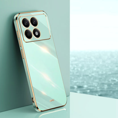 XINLI Straight Edge 6D Electroplate TPU Phone Case, For Xiaomi Redmi 13C 5G, For Xiaomi Redmi K70E, For Xiaomi 14 Pro