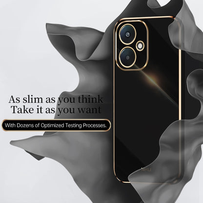 XINLI Straight Edge 6D Electroplate TPU Phone Case, For Xiaomi Redmi 13C 5G, For Xiaomi Redmi K70E, For Xiaomi 14 Pro