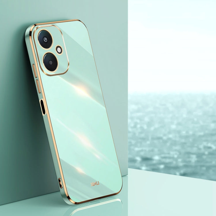 XINLI Straight Edge 6D Electroplate TPU Phone Case, For Xiaomi Redmi 13C 5G, For Xiaomi Redmi K70E, For Xiaomi 14 Pro