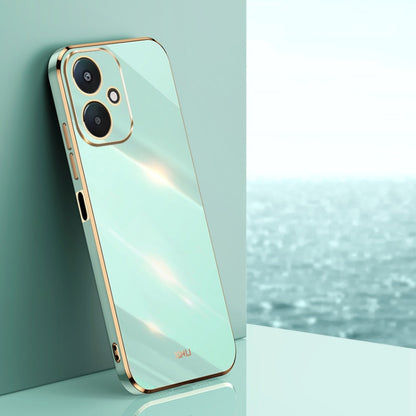 XINLI Straight Edge 6D Electroplate TPU Phone Case, For Xiaomi Redmi 13C 5G, For Xiaomi Redmi K70E, For Xiaomi 14 Pro