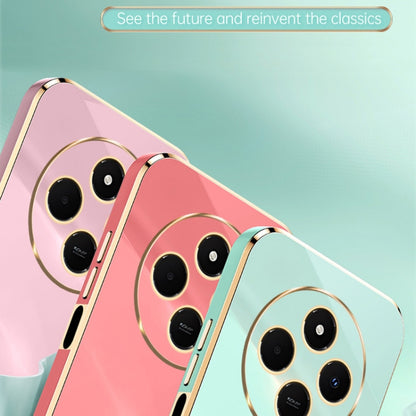 XINLI Straight Edge 6D Electroplate TPU Phone Case, For Redmi 14 4G, For Xiaomi Redmi Note 13 Pro 4G, For Xiaomi Redmi Note 13 4G