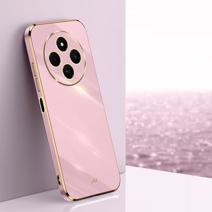 XINLI Straight Edge 6D Electroplate TPU Phone Case, For Redmi 14 4G, For Xiaomi Redmi Note 13 Pro 4G, For Xiaomi Redmi Note 13 4G