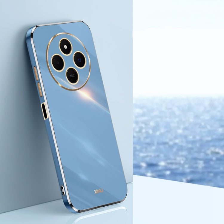 XINLI Straight Edge 6D Electroplate TPU Phone Case, For Redmi 14 4G, For Xiaomi Redmi Note 13 Pro 4G, For Xiaomi Redmi Note 13 4G