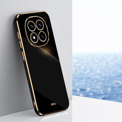 XINLI Straight Edge 6D Electroplate TPU Phone Case, For Redmi Note 14 Pro 4G Global, For Redmi Note 14 4G 163.25mm, For Redmi Note 14 5G Global