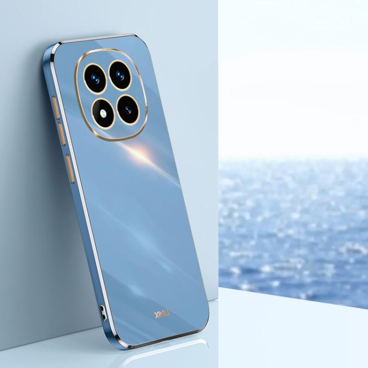 XINLI Straight Edge 6D Electroplate TPU Phone Case, For Redmi Note 14 Pro 4G Global, For Redmi Note 14 4G 163.25mm, For Redmi Note 14 5G Global