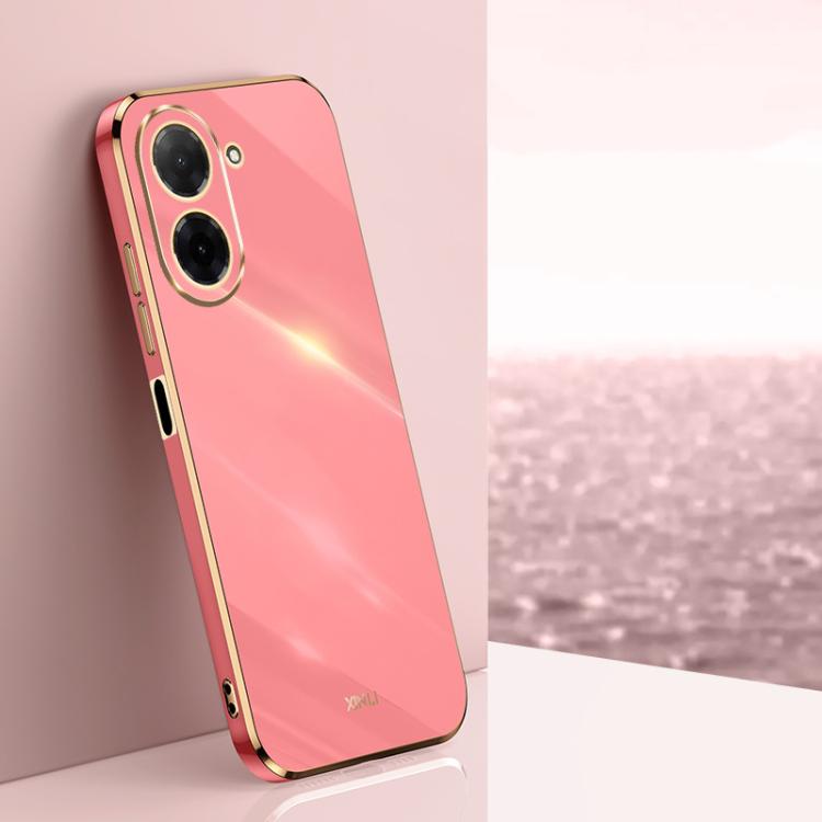 XINLI Straight Edge 6D Electroplate TPU Phone Case, For Redmi 15 5G / 4G EU 171mm, For Redmi A5 4G 171.7mm / Poco C71, For Redmi Turbo 4 Pro