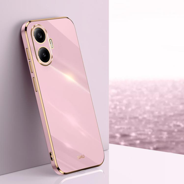 XINLI Straight Edge 6D Electroplate TPU Phone Case, For Redmi 15 5G / 4G EU 171mm, For Redmi A5 4G 171.7mm / Poco C71, For Redmi Turbo 4 Pro